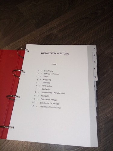 MASSEY FERGUSON MF 6160 6170 6180 6190 REPARATURHANDBUCH WERKSTATTHANDBUCH - Bild 2 von 9