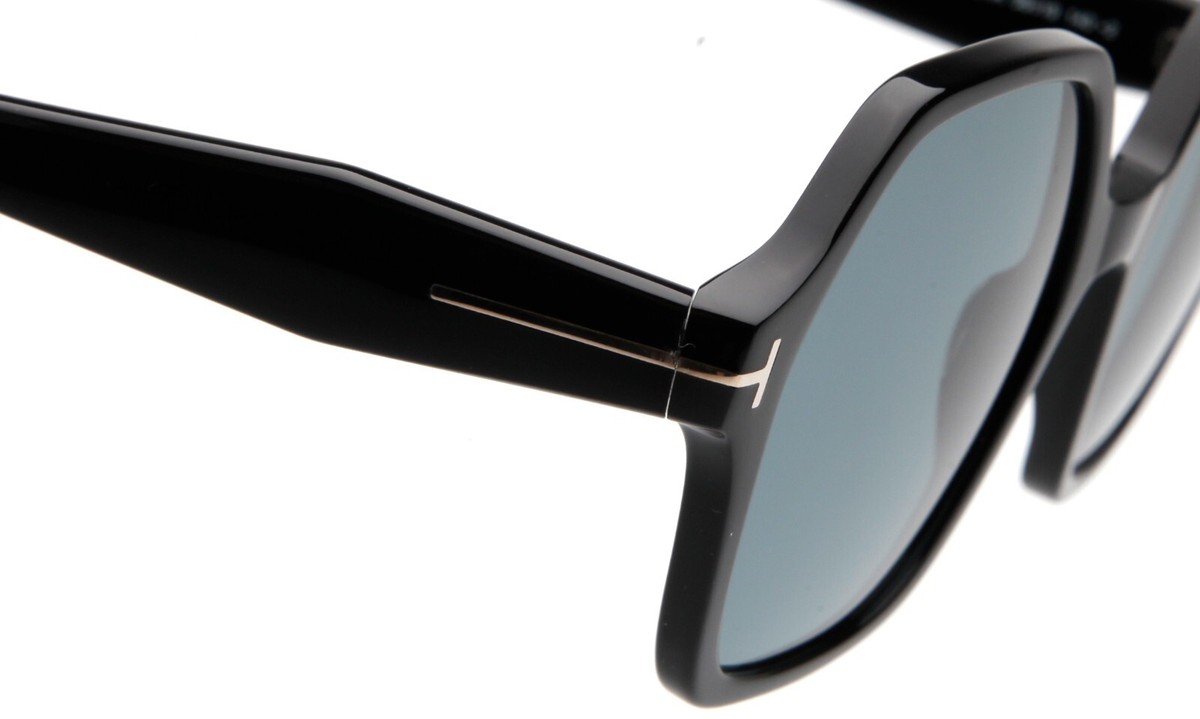 New TOM FORD Romy TF1032 ECO 01A Black Sunglasses 56-19-140mm