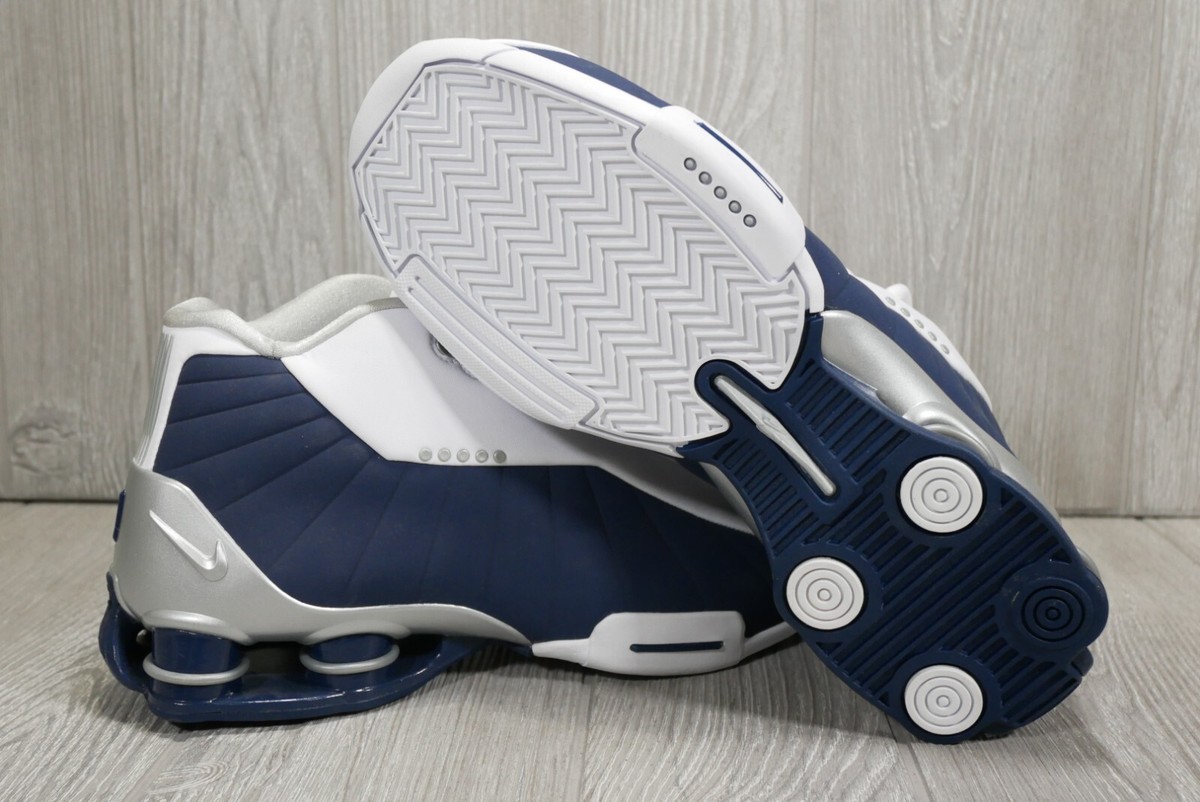 Nike Shox BB4 Retro Olympics 2019 VC White Blue  AT7843-100 Men\'s Size 8 Shop Nike Shox BB4  main image 2
