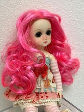 Monique Gold Wig GINGER Pink sz 8-9 Long, Wavy Synthetic Mohair NEW MINT