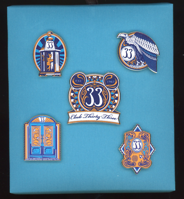 2024 Disneyland Club 33 Alfred Collection LE 500 Pin Set | eBay