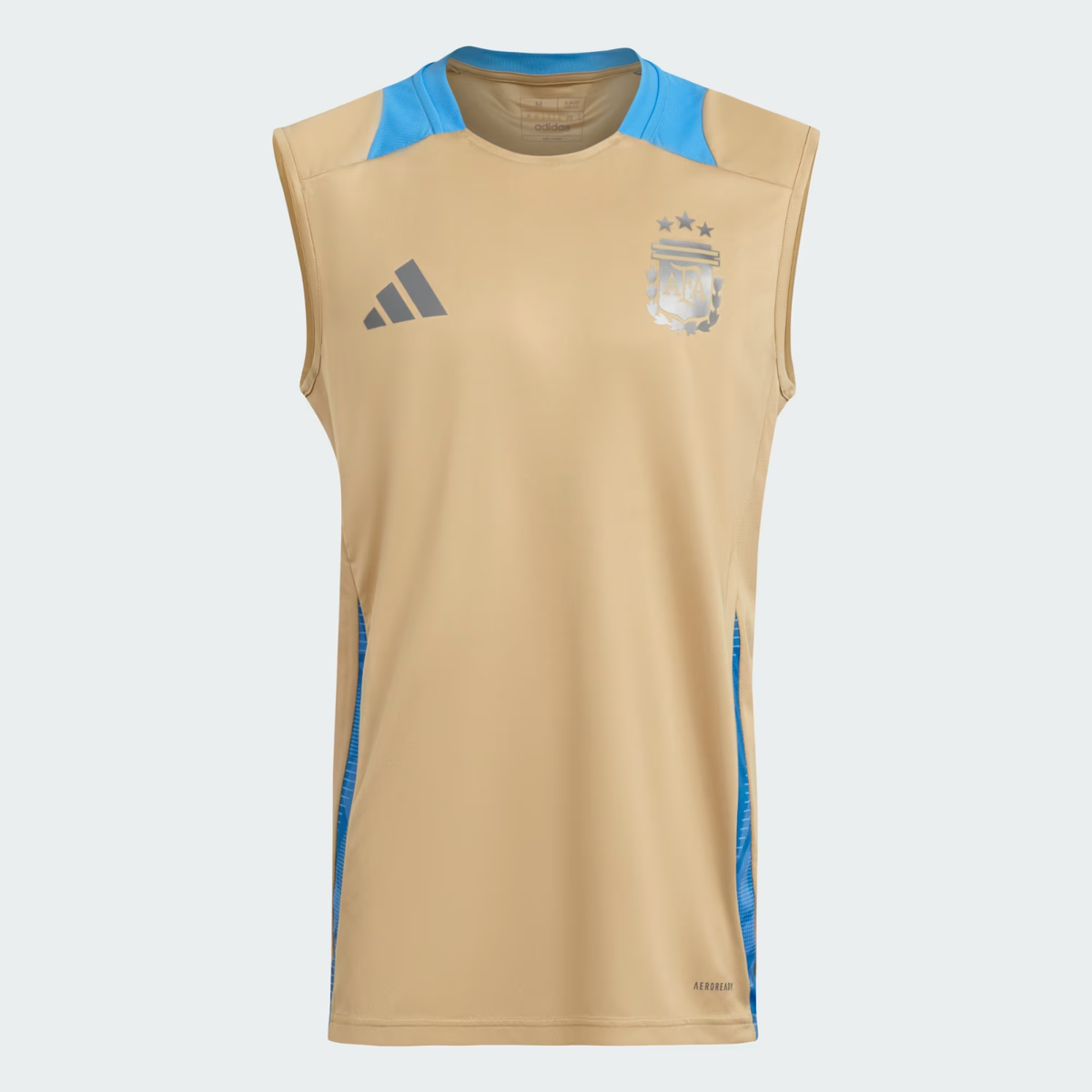 ARGENTINA NACIONAL TEAM TIRO 2024 SLEEVELESS T-SHIRT ADIDAS