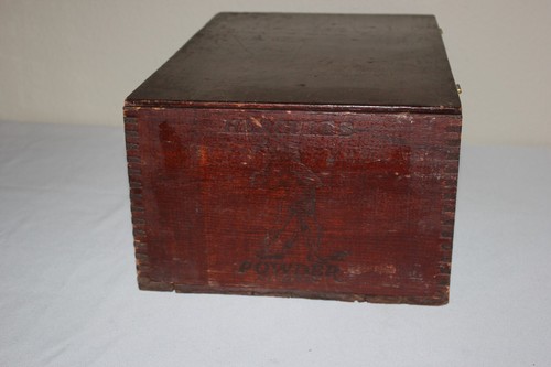 Vintage Antique Dovetailed Hercules Powder Explosive Wood Crate Box Lid - Picture 4 of 13