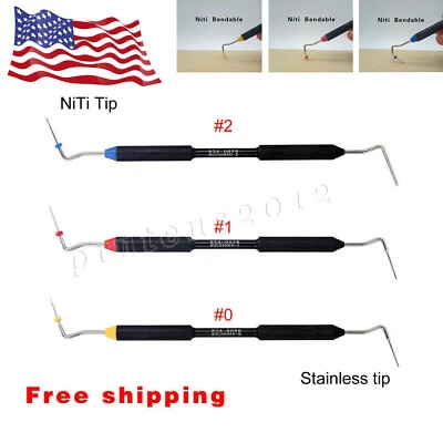 Dental Sybronendo Endo Buchanan Hand Plugger Niti Tip Fill Obturation-0,1,2