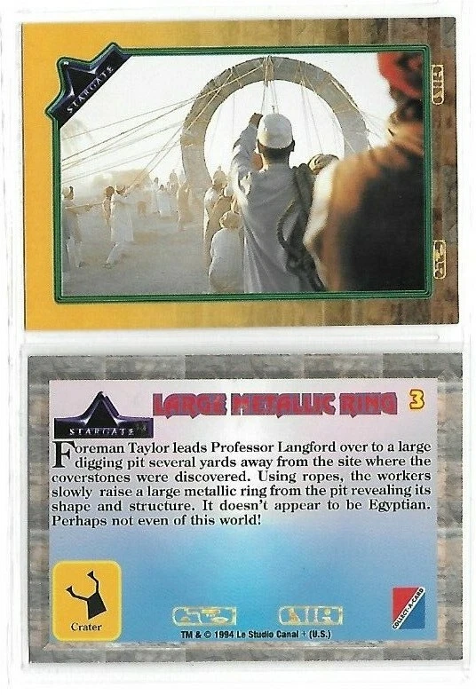 STARGATE THE MOVIE BASE / BASIC SET 100 CARDS BY COLLECTOR CARD READ - Image 2 of 4