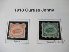 Specialty U.S. Stamp Collection Mint 1918-1990 Airmail Back of Book - 2 Zeppelin