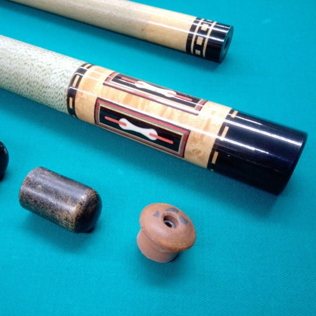 Huebler JANUARY 1988 Vintage Custom Cue Standard Shaft Billiard