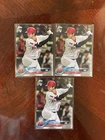 3-CARD RC LOT: RARE SHOHEI OHTANI 2018 Topps TEAM SET #A-17 NM or Better