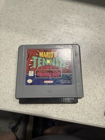 Mario's Tennis Nintendo Virtual Boy Cartridge and Manual Only