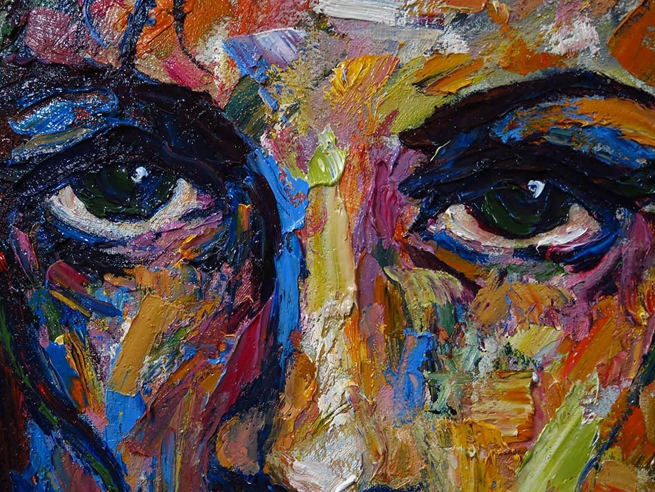 RETRATO DE MUJER PINTURA AL ÓLEO NIÑA ARTE REALISTA FIRMADO VINTAGE ORIGINAL REALISTA POP Foto 3 de 4