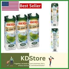 Pure Organic Coconut Water - Pack of 3 (1L Each)