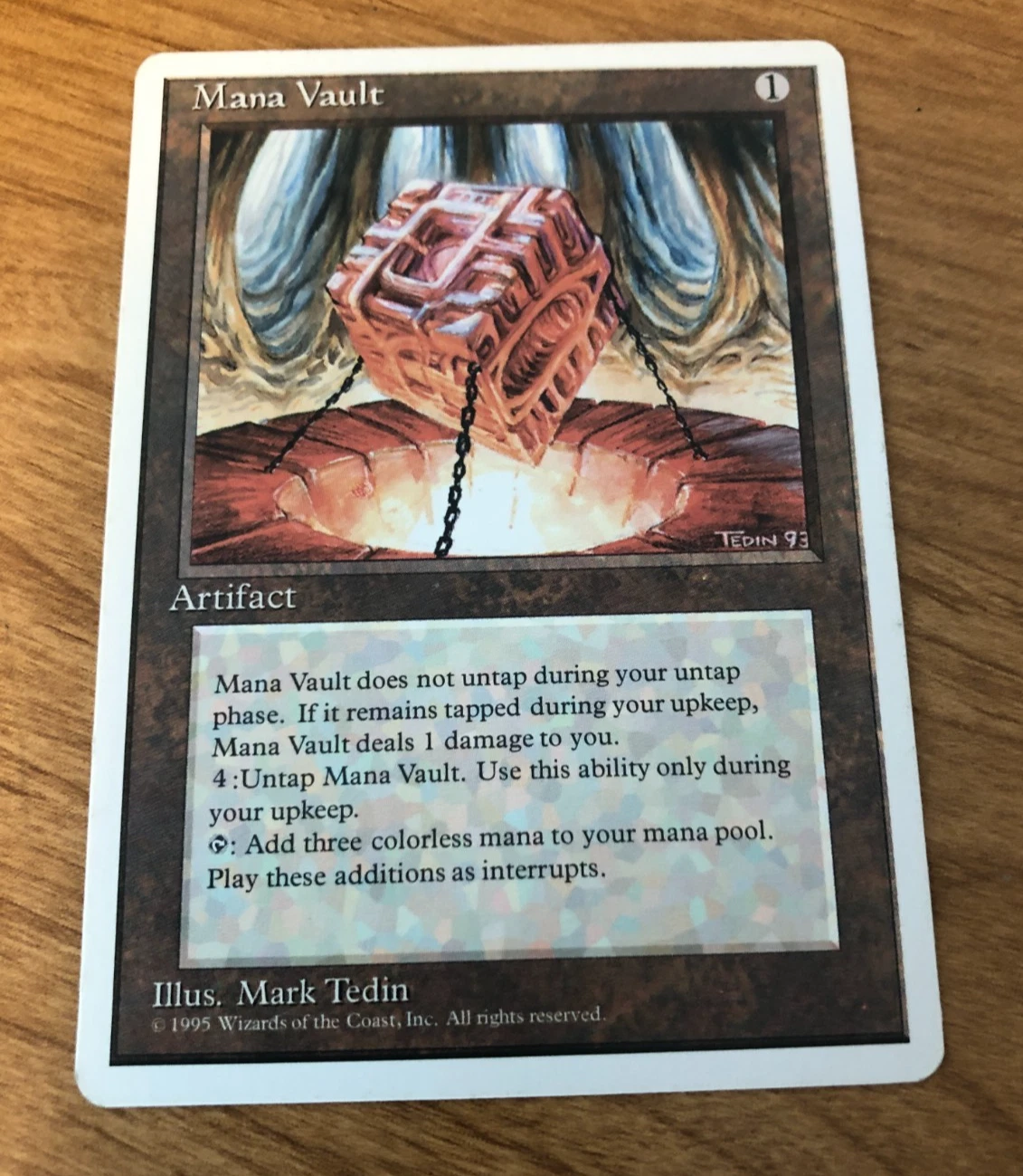 MTG 魔力の櫃/Mana Vault 4ED 英語 MTG 第4版 4ED 魔力の櫃/Mana Vault 英語版 4枚セット（魔力の櫃