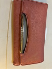 Liz Claiborne Leather Tri-Fold Clutch Wallet Vintage