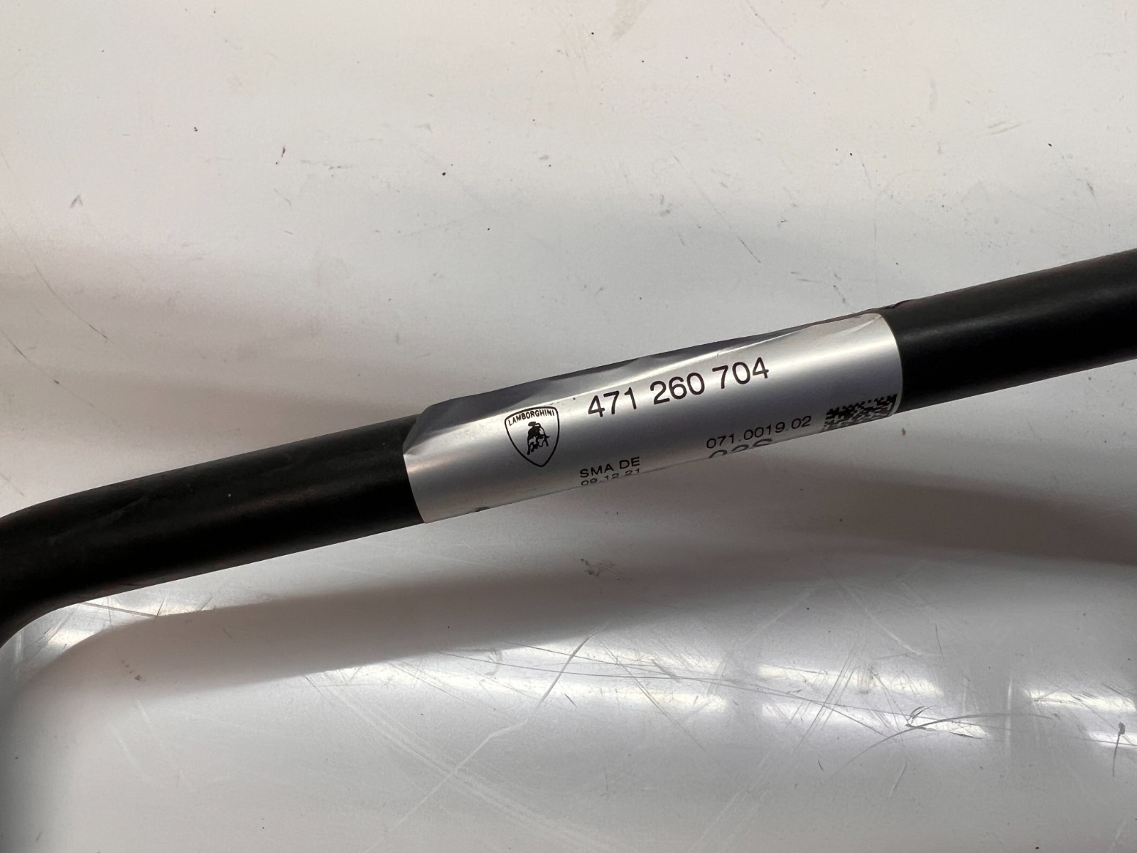LAMBORGHINI AVENTADOR LP740 AC CONDENSER FLANGED PIPE LINE HOSE OEM 471260704