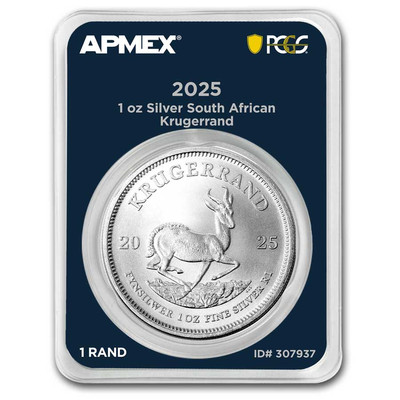 2025 South Africa 1 oz Silver Krugerrand (MD  Premier + PCGS FS)