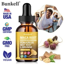 Maca Root Liquid Drops Fenugreek Beet Root Liquid Multivitamin Energy Digestive