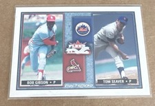 2002 Fleer Fall Classic - Rival Factions Tom Seaver, Bob Gibson #17 RF
