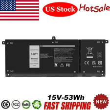 For Dell Inspiron 7300 7306 7500 7506 2-in-1 Latitude 3410 3510 H5CKD Battery