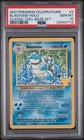 2021 POKEMON BLASTOISE-HOLO-BASE SET CELEBRATIONS CLASSIC COLLECTION #2 PSA 10