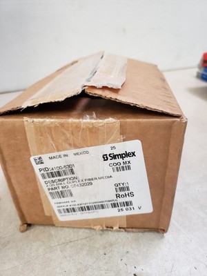 Simplex 4100-6301 SM-L Duplex Fiber Media