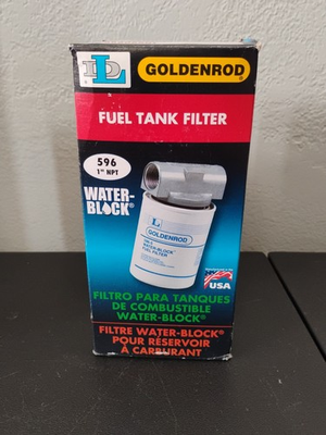 #ad #ad GOLDENROD 596 Canister Water Block Fuel Tank Filter with 1quot; NPT Top Cap white $34.99