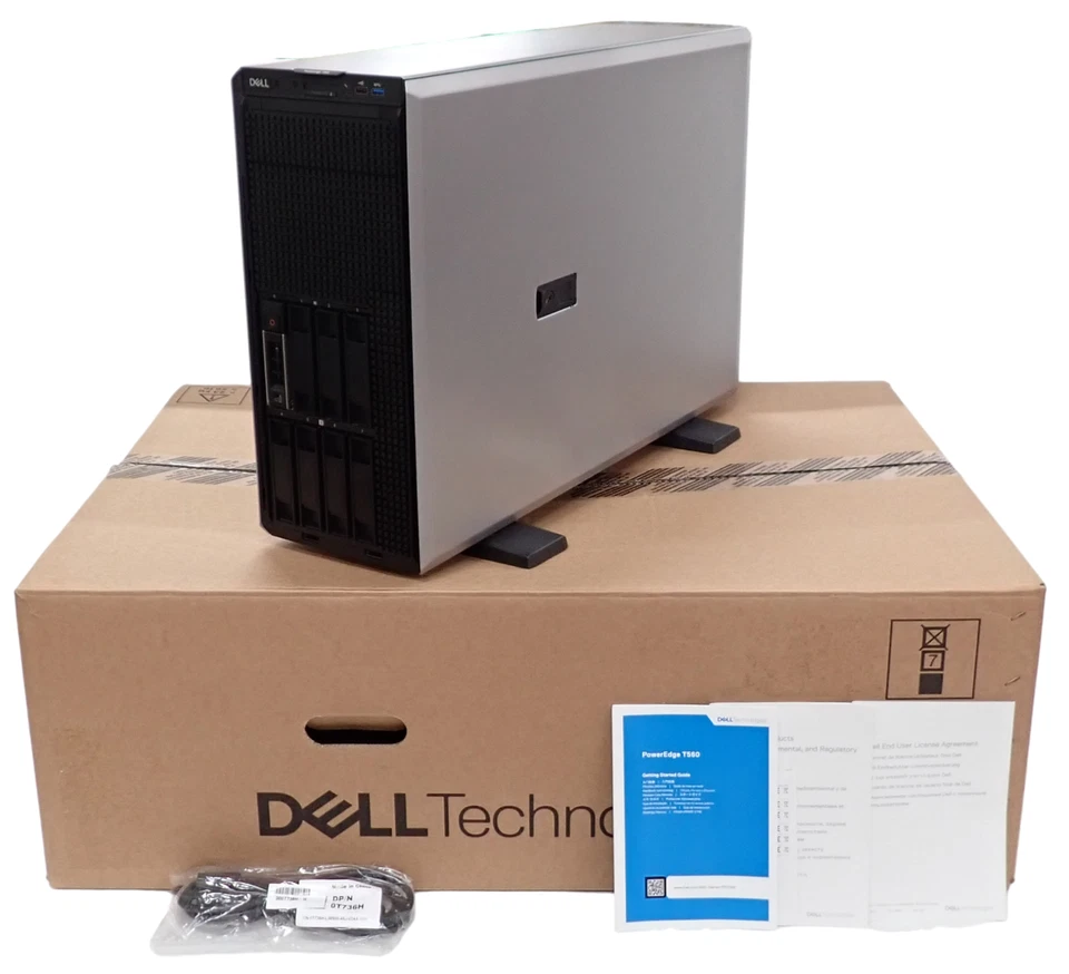 NEW Dell PowerEdge T560 12C Silver 4410Y 32GB RAM 480GB SSD 8-Bay Tower Server - Image 2 of 4