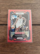 Natasha Howard 2024 WNBA Panini Prizm Monopoly Red Prizm Parallel #49 /99 Wings