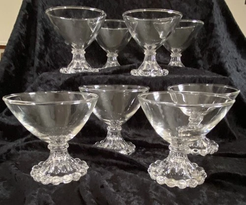 Vintage Berwick Boopie Glasses Champagne Glasses 3.5” Set of 8