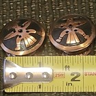 Vintage Copper Salt And Pepper Shakers With Copper Tray — photo 8