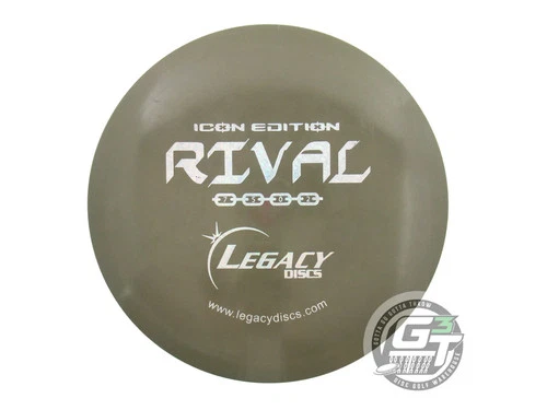 USED Legacy Discs Icon Rival 175g Army Green Holo Foil Fairway Driver Golf Disc