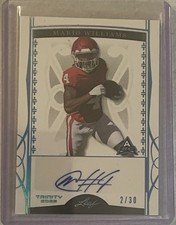 Mario Williams 2022 Leaf Trinity Football BA-MW2 Autograph 2/30