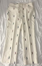 ORIGINAL 1960s-  70s Vintage Men  s GOLF PANTS 37x42  28.5  Inseam Sansabelt