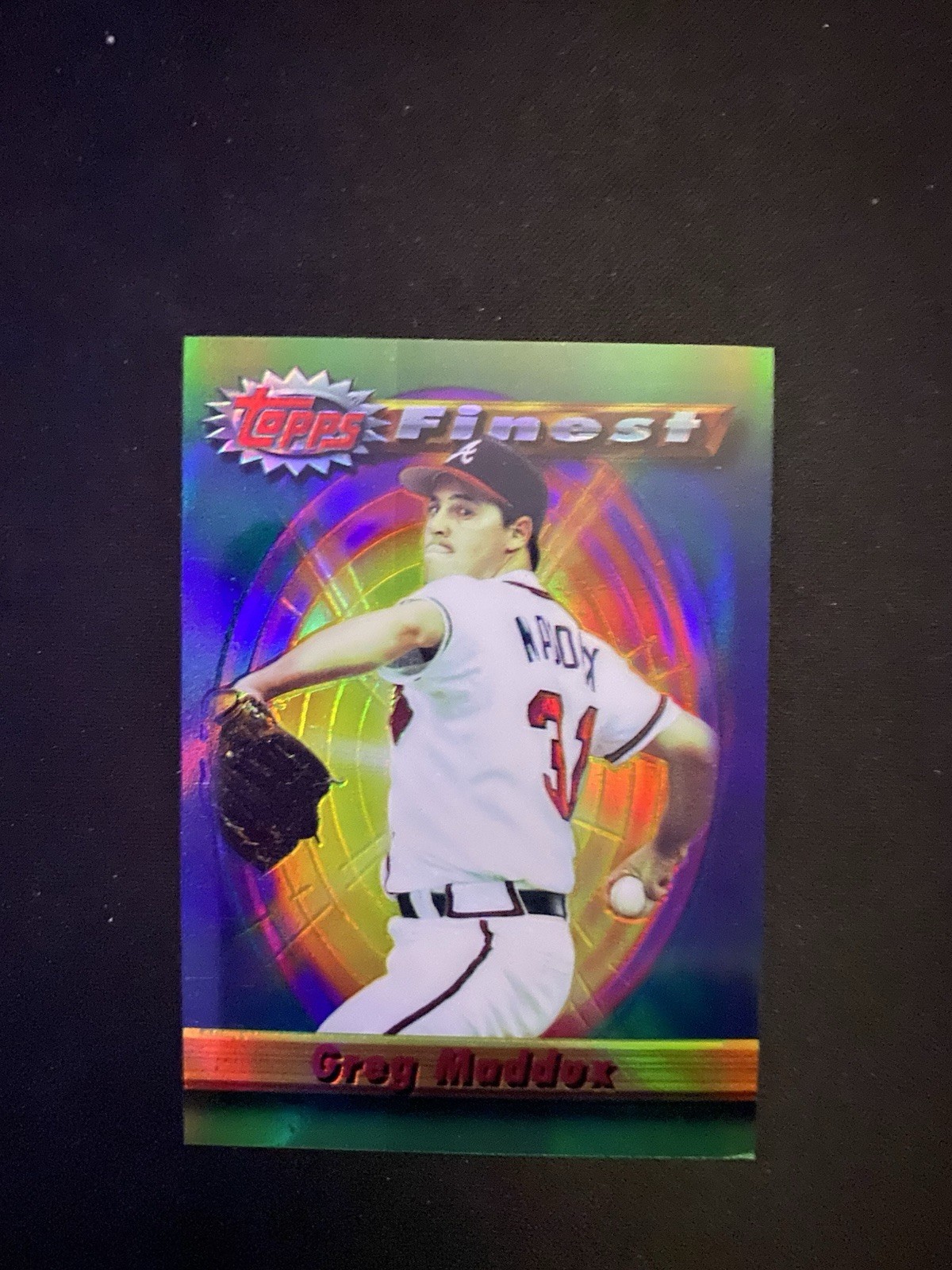 1994 Topps Finest - Greg Maddux #209 Refractor