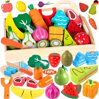 Vautvis KinderküChe SpielküChe ZubehöR Holz, 16 ZubehöR KinderküChe Holz, KüCh