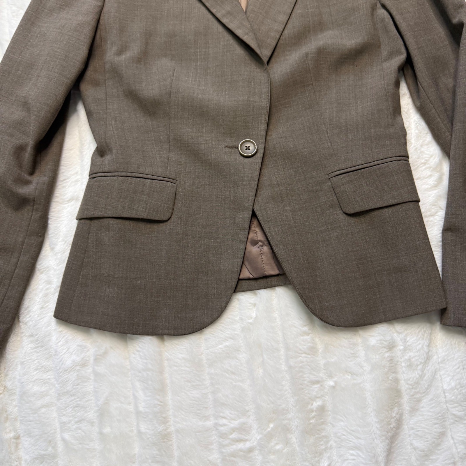 Express Design Studio Brown Single Button Tailore… - image 5