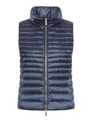 MOORER Villan Blueberry Blue Padded Vest New & Authentic