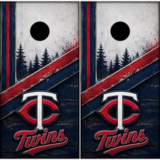 Minnesota Twins Cornhole Board Vinyl Wrap Skins Laminated Decal Sticker