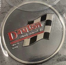 Gray Chrome Flag Dayton Wire Wheel Chips Set Of 4 Size 2.38 Lowrider Gray Chrome Flag Dayton Wire Wheel Chips Set Of 4 Size 2.38 Lowrider