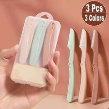 3PCS Eyebrow Razor for Women Face Hair Remover Facial Trimmer Dermaplaning Tool