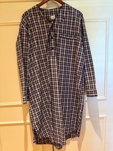 John Blair M/L classic plaid men's nightshirt
