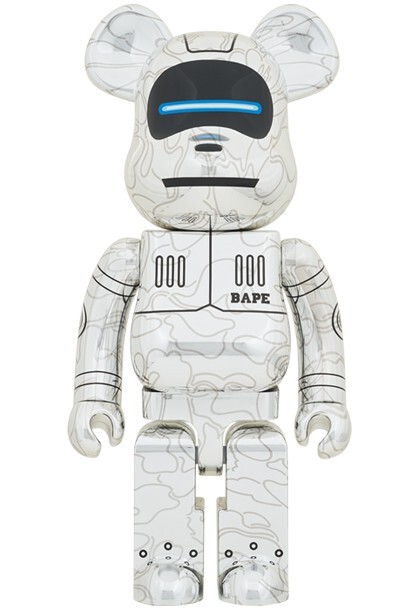 MEDICOM TOY - BE@RBRICK SORAYAMA × BABY MILO  1000％ BABY MILO X HAJIME SORAYAMA X BE@RBRICK SILVER 1000% – us