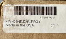 Polaris 2884768 K-Windshield, Half, Poly Genuine OEM New