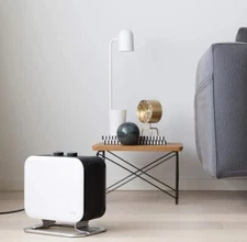 Mill PTC 1500 Watt Ceramic Fan Space Heater, Black & White - CUS1500MECWA