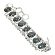 Alexandrite Gemstone Handmade 925 Sterling Silver Jewelry Bracelet Size 7-8"