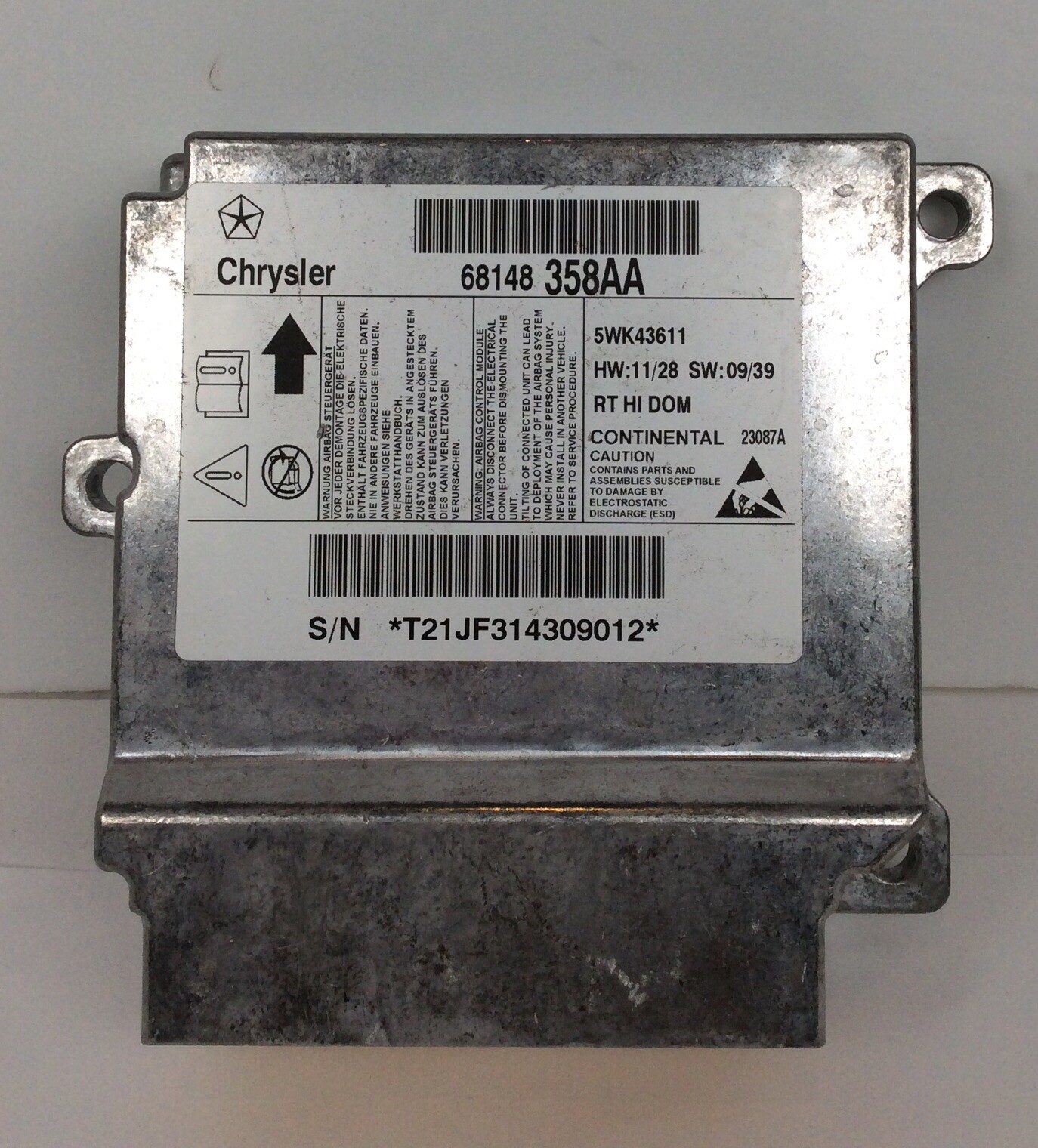 Genuine Mopar Occupant Restraint Module 68148358AA g047 | eBay 【新品】gelato pique マリオ