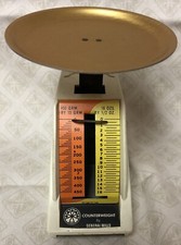 Vtg WEIGHT WATCHERS Kitchen scale Counterweight by General Mills 16 oz/1 limit