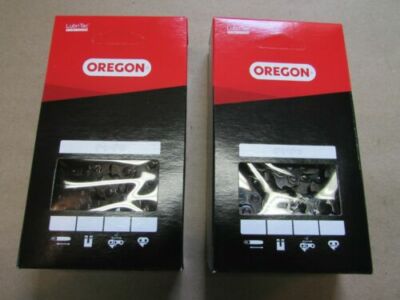 2 Pack Oregon 73EXL072G Full Chisel PRO Chainsaw Chain 3/8 .058 72 DL 20'' Bars