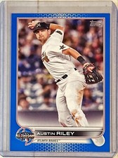 Austin Riley 2022 Topps Update All Star Game Blue Parallel #ASG-50 Braves