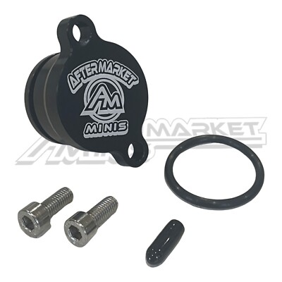 Yamaha PW50 Oil Injection Block Off Delete Plug Aluminum PW 50 50cc