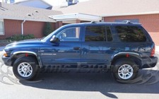 For1998-2003 Dodge Durango Wflare Stainless Flare Well Fender Trim 4pc 2